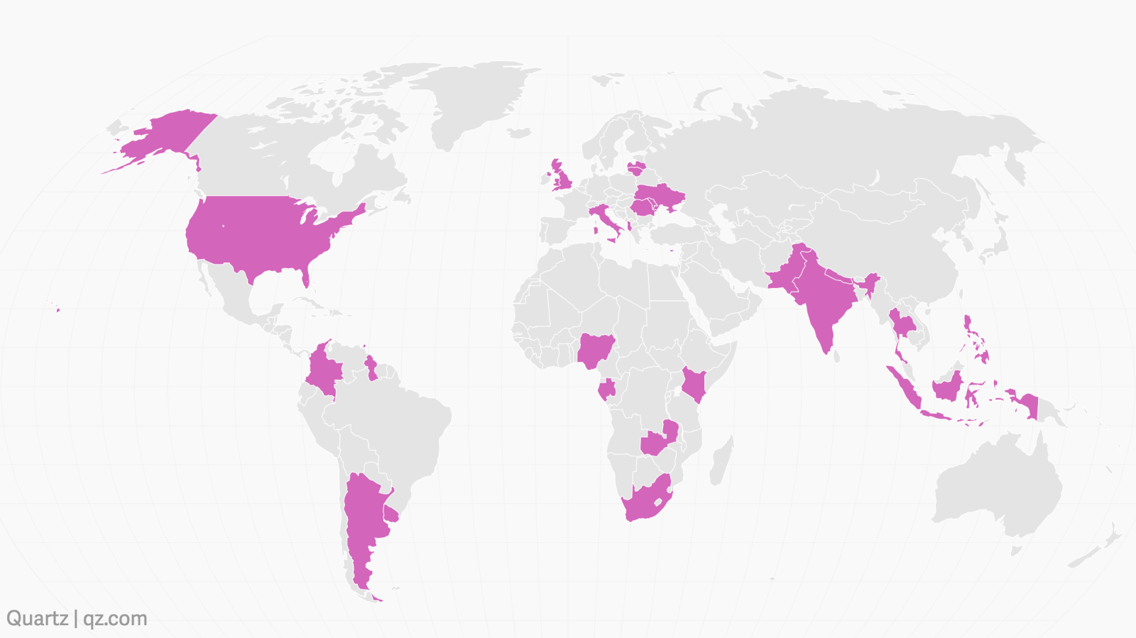 countries where Cambridge analytics meddled